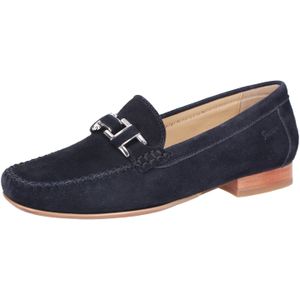 Sioux - CAMBRIA - Instappers - Blauw - Suède - Rubber Zool