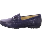 Sioux - CORTIZIA-723-H - Instappers - Blauw - Nubuck - Rubber Zool