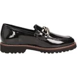 Sioux Meredith mocassin voor dames, zwart, 39 EU breed, zwart.