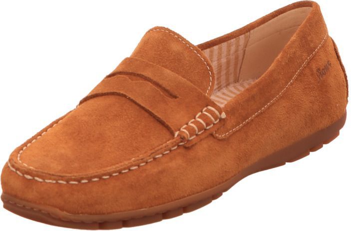 SIOUX - Mocassins - Cognac - Leer - Effen