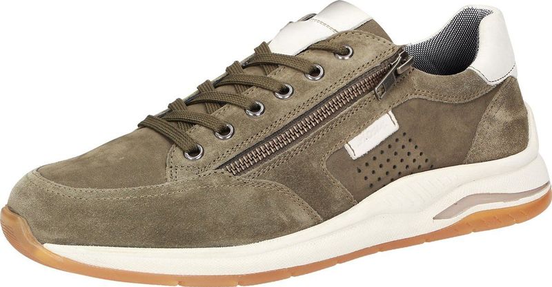 SIOUX - Turibio - Sneakers - Olijfgroen / Wit