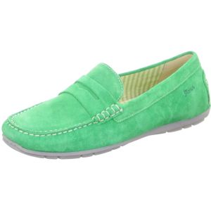 Sioux - Carmona - Loafers - Groen - Suède - Uitneembaar Voetbed