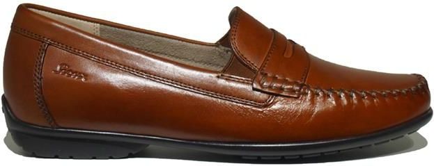 Sioux - Cortizia-722 Instappers - Cognac - Leer