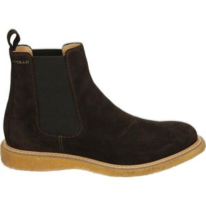 SIOUX - Chelsea Boots - Donkerbruin - Leer, Suède