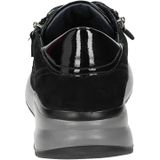 Sioux Segolia-708-J Sneakers voor dames, zwart/zwart/zwart/platina, 39 EU, Zwart Swz Platina, 39 EU Breed