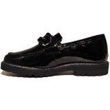 Sioux - Meredith-744-H Slipper - Dames - Zwart - Kalblack Leder