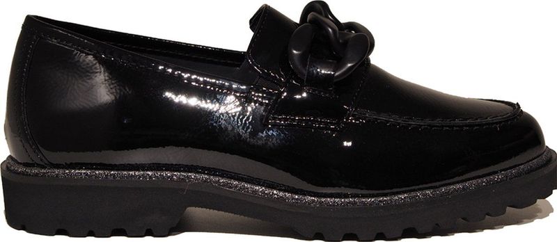 Sioux - Meredith-744-H Slipper - Dames - Zwart - Kalblack Leder