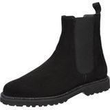 Enkellaarsjes - Meredith - Effen - Leer/Textiel/Suède