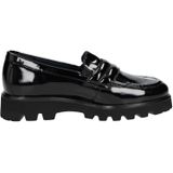 Sioux - Meredira-726-H - Mocassins - Zwart - Leer