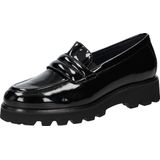 Sioux - Meredira-726-H - Mocassins - Zwart - Leer