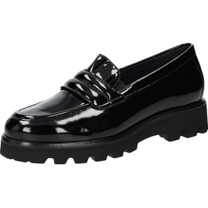 Sioux - Meredira-726-H - Mocassins - Zwart - Leer