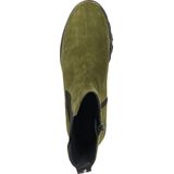 Meredira - Enkellaarsjes - Effen - Leer/Suède - Platte Hak