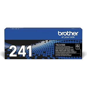 Brother TN241BK originele zwarte tonercartridge voor HL3140CW, HL3150CDW, HL3170CDW, DCP9015CDW, DCP9020CDW, MFC9330CDW, MFC9140CDN en MFC9340CDW printers, zwart
