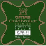 Optima Vioolsnaren goudbrokaat 1/16 E 0,25 S licht