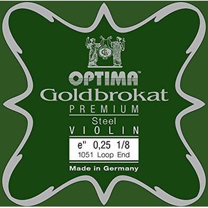 Optima Cordes pour violon Brocart doré Premium 1/8 E 0,25 S léger