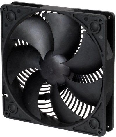 SilverStone SST-AP181 - Luchtpenetrator 180 mm hoogwaardige behuizing ventilator met uniek luchtstroomkanaal, zwart