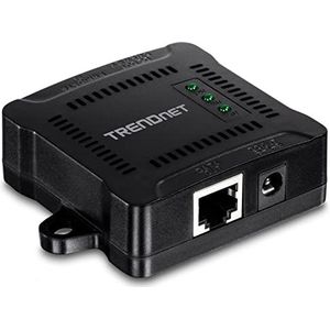 GIGABIT POE SPLITTER - Zwart - TPE-104GS - 1 x Gigabit Data In/Out