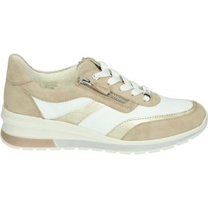 ARA Neapel Sneakers voor dames, Zand Platina Wit, 41 EU