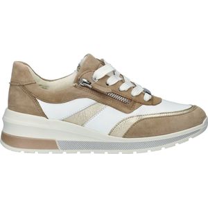 ARA Naapel Sneakers voor dames, Zand Platinum White 12 18414 06, 37 EU