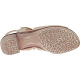 Ara - Lugano - Sandaal - Zand - Metallic - Blokhak