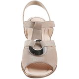 Ara - Lugano - Sandaal - Zand - Metallic - Blokhak