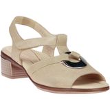 Ara - Lugano - Sandaal - Zand - Metallic - Blokhak