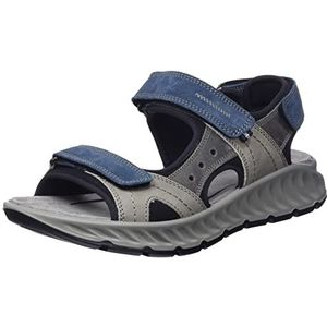 ara heren elias sandalen, Blue Grey Black, 41 EU