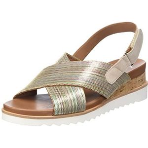 ARA Valencia Sandalen voor dames, Zand Multi Zand, 37 EU