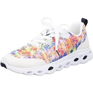 ARA Racer sneakers voor dames, Regenboog Transparant Wit, 38.5 EU