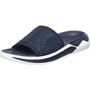 ARA Dames Maya Slipper, blauw, 43 EU Weit