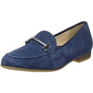 ARA Dames Kent Slipper, blauw, 43 EU Schmal