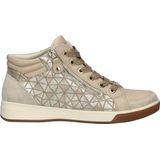 Ara Rome high dames hoge sneaker - Beige multi