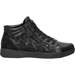 Ara - Rome - Sneakers - Zwart - Ruw Leer en Suède