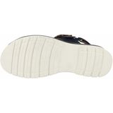 Ara - Malaga - Sandalen - Donkerblauw - Klittenbandsluiting - Plateauhak