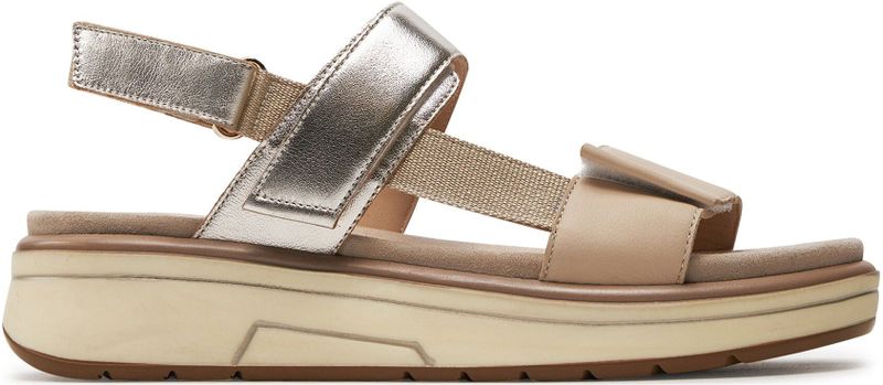 Ara - Lucca - Sandaal - Beige Multi - Leer en Nylon