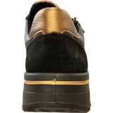 Ara - 1227540 - Lage Sneakers - Zwart - Glad Leer - Wijdte H
