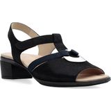 Ara - Lugano - Sandaal - Zand - Metallic - Blokhak - Klittenbandsluiting