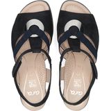 Ara - Lugano - Sandaal - Zand - Metallic - Blokhak - Klittenbandsluiting