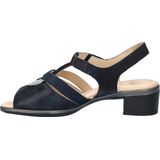 Ara - Lugano - Sandaal - Zand - Metallic - Blokhak - Klittenbandsluiting