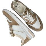 ARA Neapel Sneakers voor dames, zand, platina, wit, 39 EU, zand platina wit, 39 EU