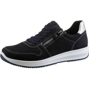 ARA Osaka Sneakers voor dames, blauw, zilver, 41 EU breed, blauw/zilver., 41 EU Breed