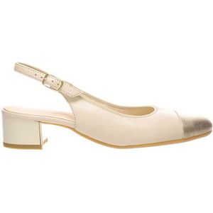 Ara - 1235823 - Pumps - Wit/beige - Glad Leer - Rubber Zool