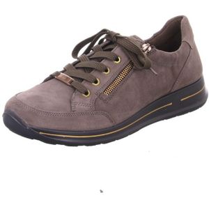 Sneakers - Osaka - Effen - Leer/Suède - Platte Hak