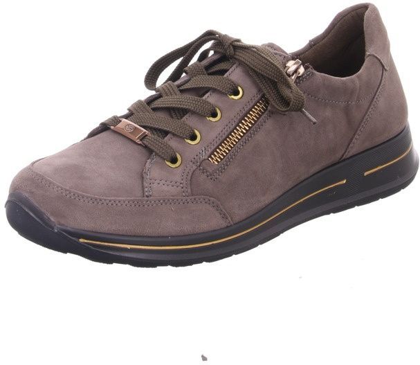 Sneakers - Osaka - Effen - Leer/Suède - Platte Hak