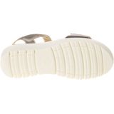 Sandaal - Effen - Leer - Velcro Sluiting - Sleehak