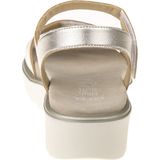 Sandaal - Effen - Leer - Velcro Sluiting - Sleehak