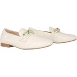 Ara Lyon - Dames Pump - Wit - Leer - Comfortabel Ontwerp met Ornamenten