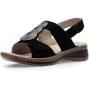Ara Hawaii - Dames Sandaal - Zwart - Leer - HighSoft Technologie
