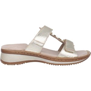 Ara Hawaii - Dames Sandaal - Goud - Lakleder - Comfortabel Voetbed