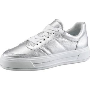 ARA Canberra Sneakers voor dames, zilver, 41 EU breed, zilver, 41 EU Breed